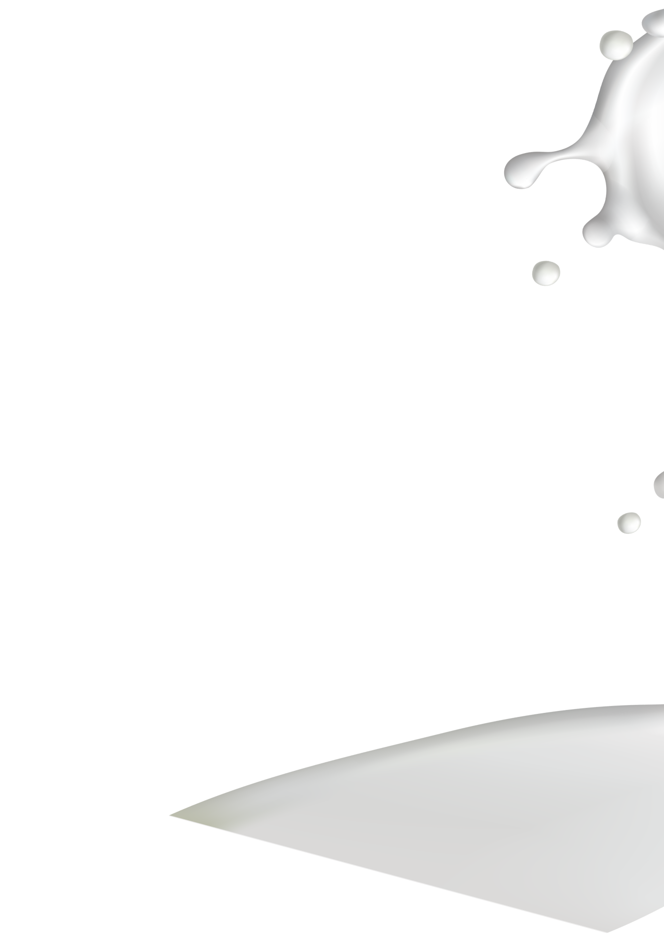 milk splash background top right